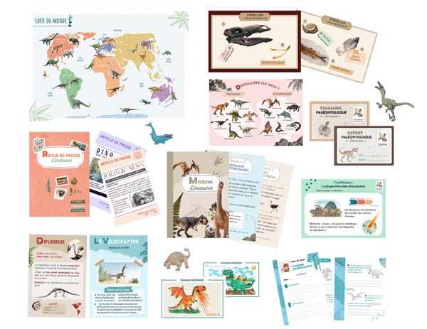 DINO visuel accessoires