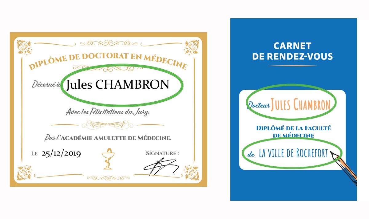 Illus perosnnalisation accessoires PDOC Jules