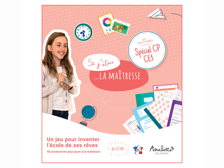 Coffret Si J'étais la Maîtresse - Jeu d'imitation éducatif 6 à 10 ans - 80+  accessoires pour jouer à la maîtresse d'école - Cdiscount Jeux - Jouets